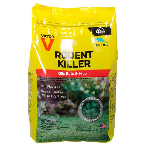 Victor 4 lbs. Rodent Killer-California Compliant M925C - The Home