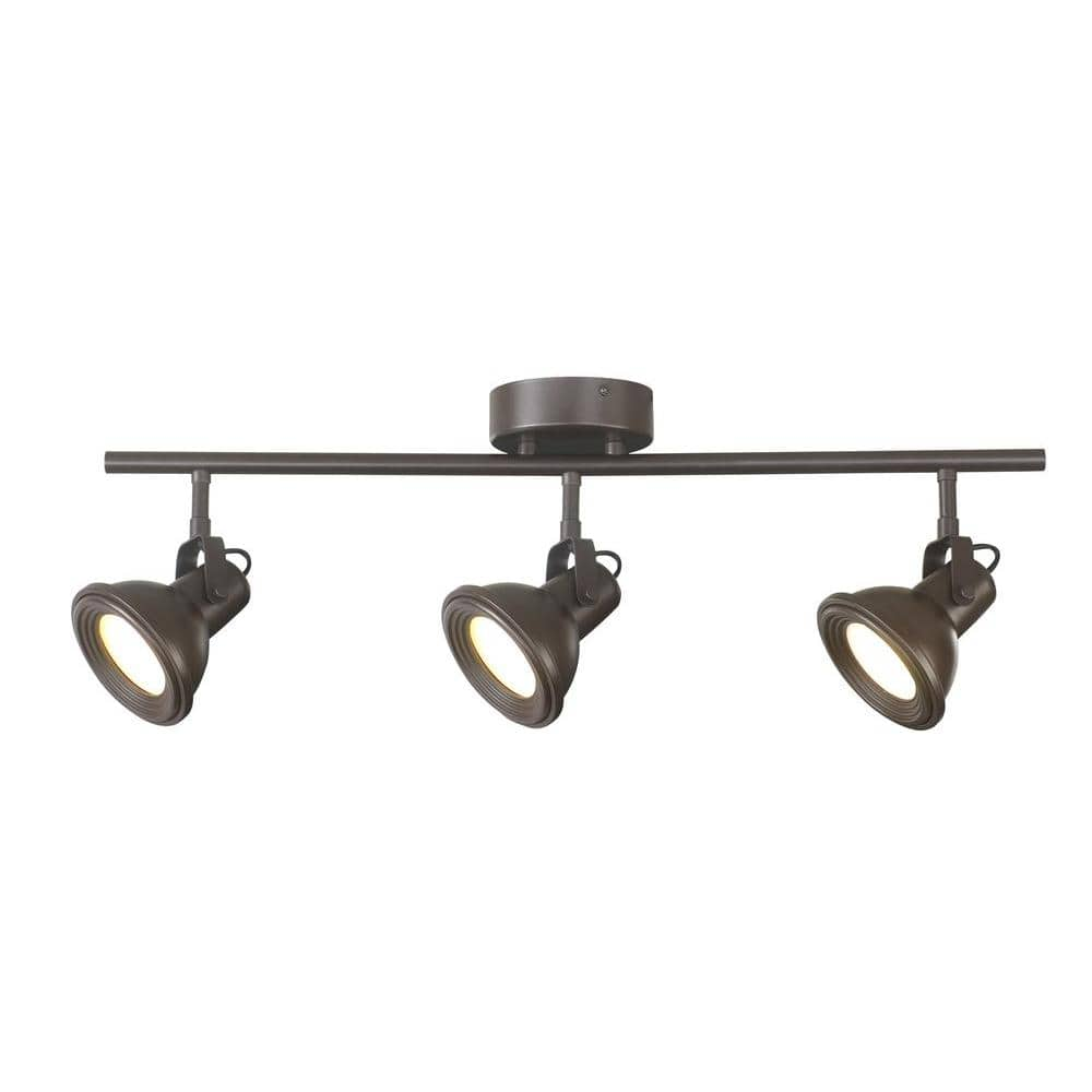 hampton bay 3 light led directional ceiling light