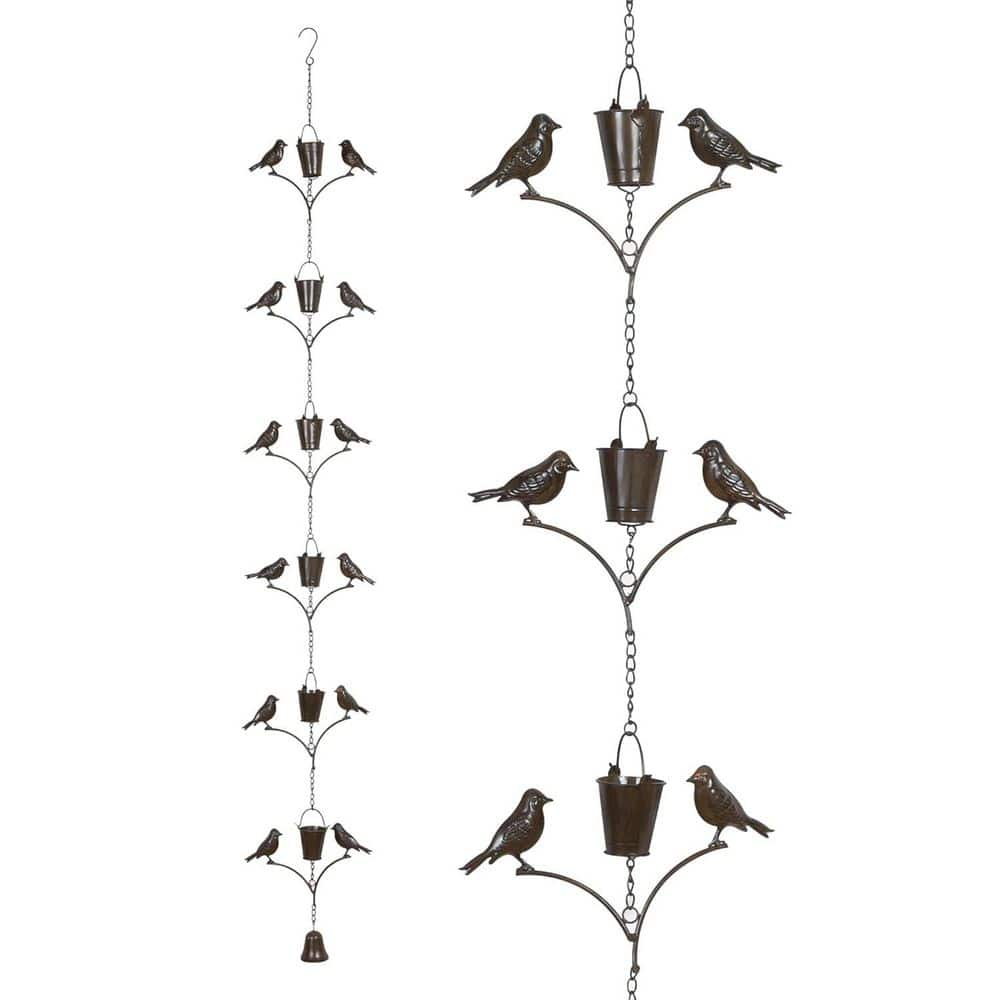 6.3 ft. Metal Rain Chain Outdoor, Rain Catcher Metal Chain Gutter price history on PriceWatchPro