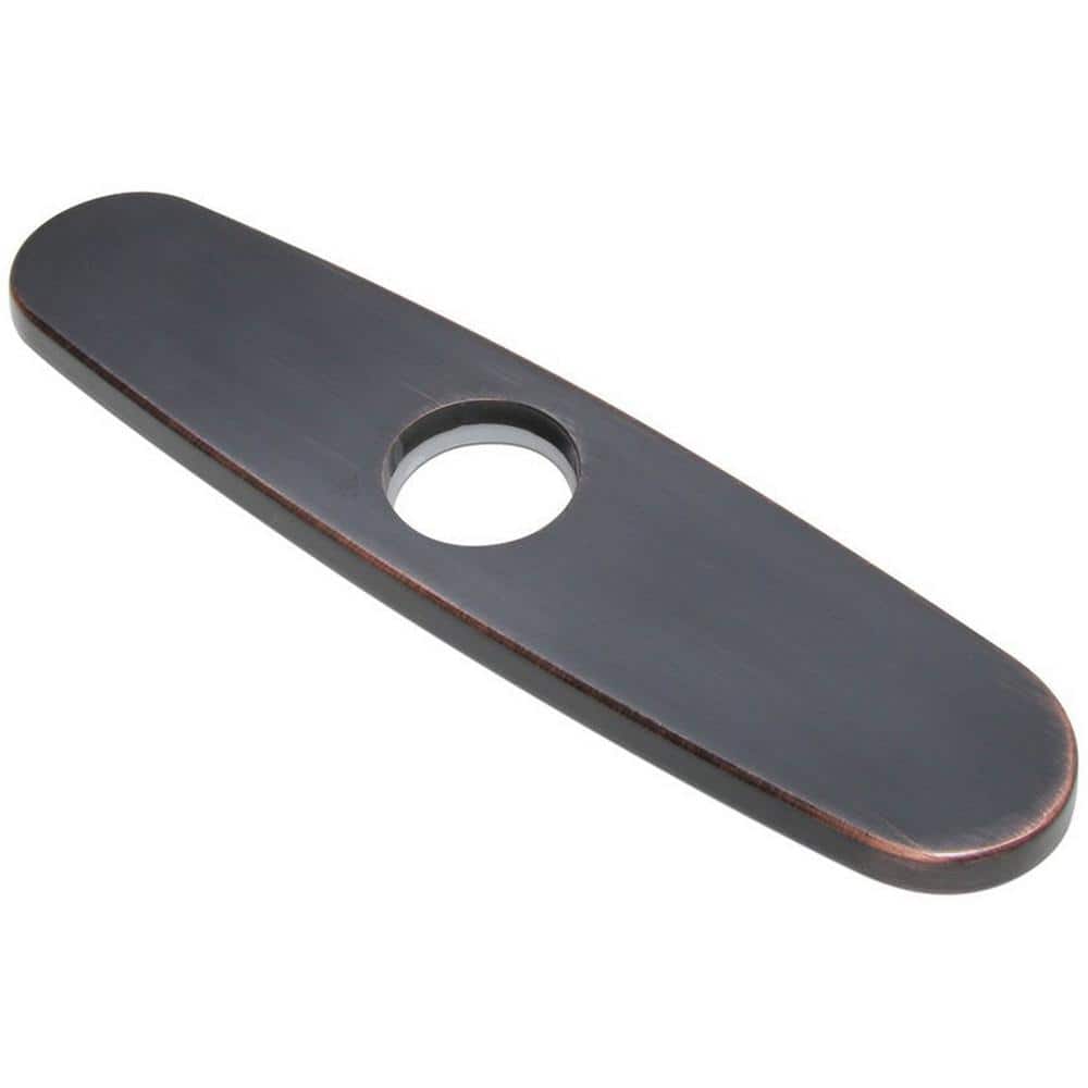 Universal 10 in. Kitchen Sink Faucet Single Hole Solid Brass Deck Plate Escutcheon in Oil Rubbed Bronze price history on PriceWatchPro