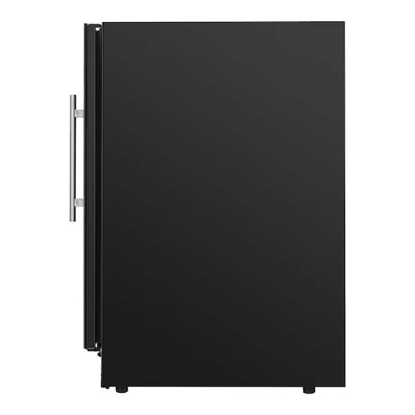 18 Bottle Wine Refrigerator Cellar Cooling unit Freestanding/Built in 7 Color LED 110V in Black