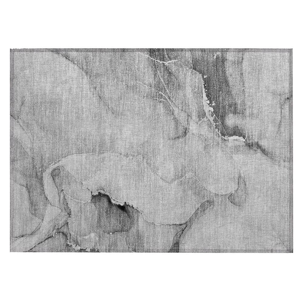 Chantille ACN521 Gray 1 ft. 8 in. x 2 ft. 6 in. Machine Washable Indoor/Out