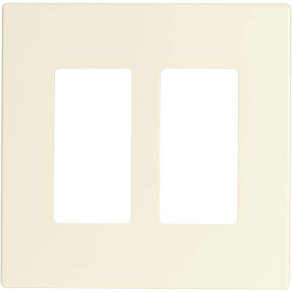 Eaton Beige 2-Gang Decorator/Rocker Wall Plate (1-Pack)