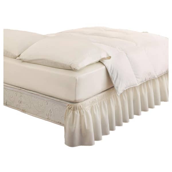 Details about   100% Egyptian Cotton Ruffled Bed Skirt with Split corner White Queen/King Sizes 