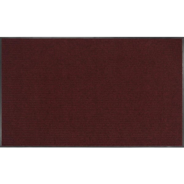 Apache Rib Russett Red 2 Ft. x 3 Ft. Indoor/Outdoor Commercial Mat