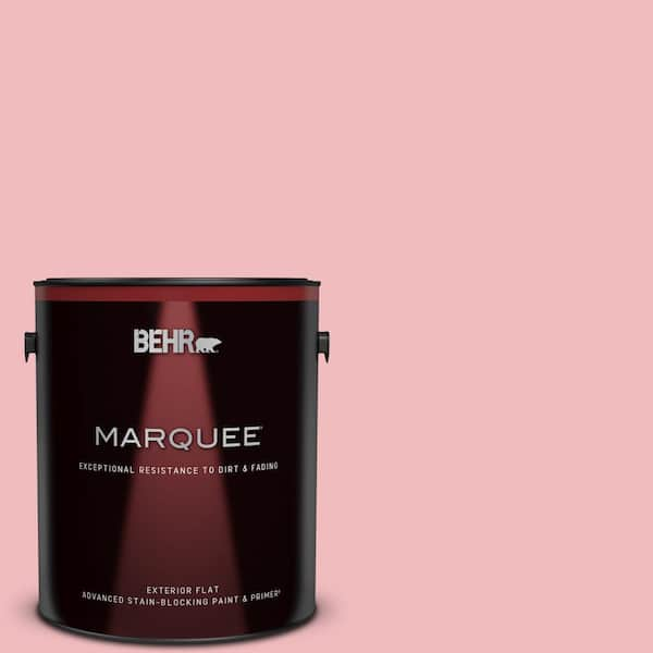 BEHR MARQUEE 1 gal. #P160-2 Blush Rush Flat Exterior Paint & Primer