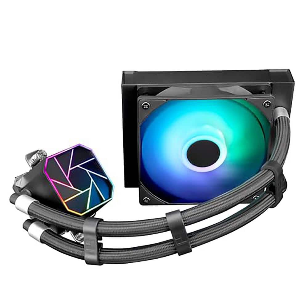 Aqua Elite 120 V3 Liquid Cooling AIO CPU Cooler 120mm ARGB PWM Fans Sync Intel AMD Black price history on PriceWatchPro