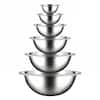 6-Piece Stainless Steel Kitchen Mixing Bowls Set