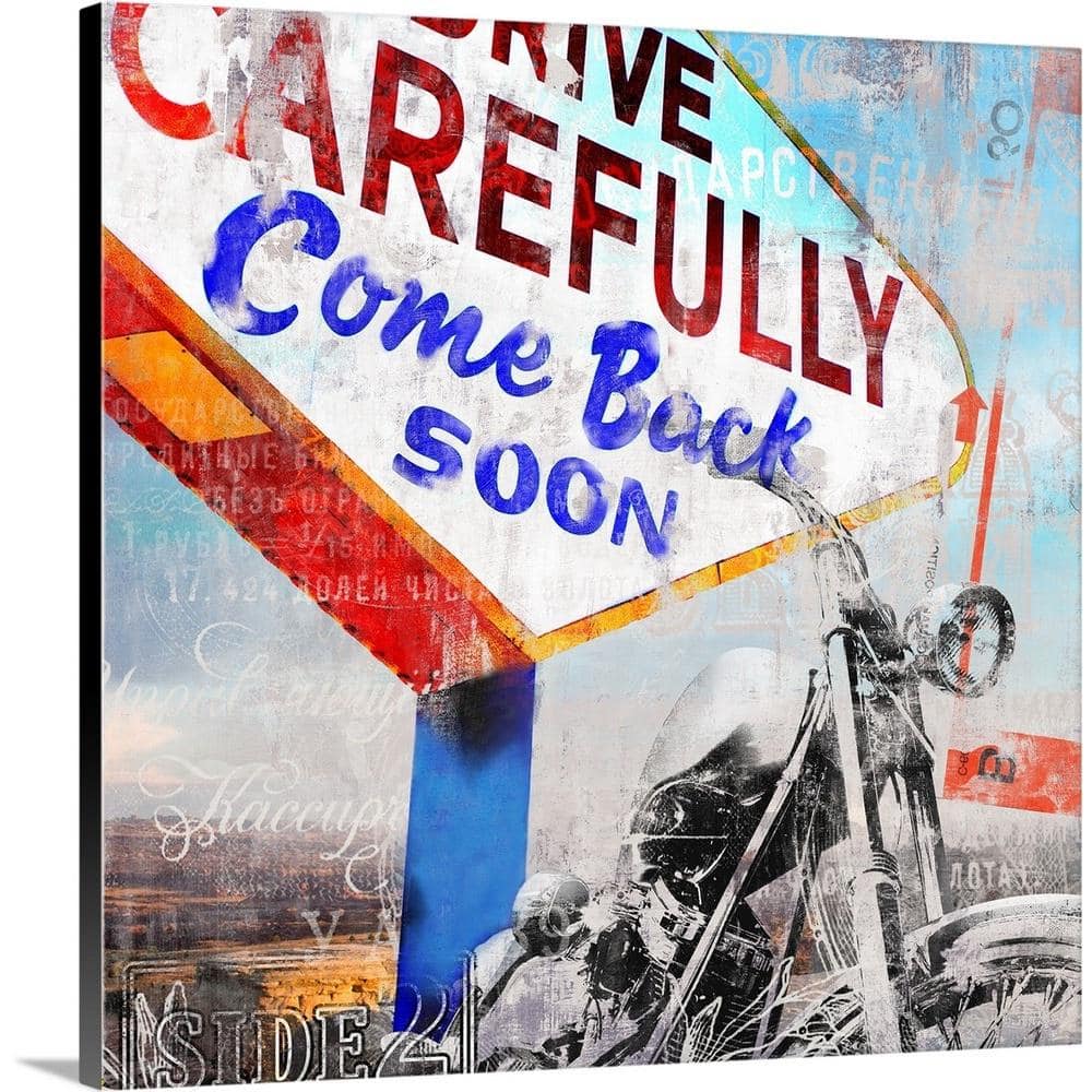 Come Back Soon Mini by David Fischer Canvas Wall Art