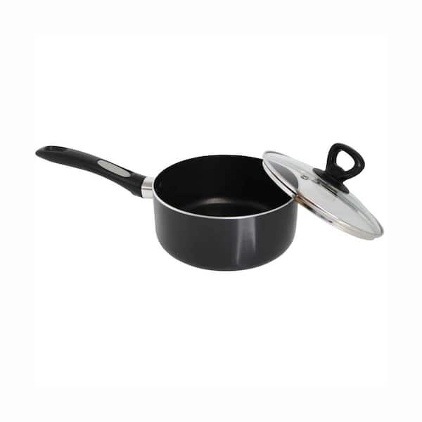 Tramontina Pots & Pans 3 qt. Aluminum Nonstick Sauce Pan 80156/090DS - The  Home Depot