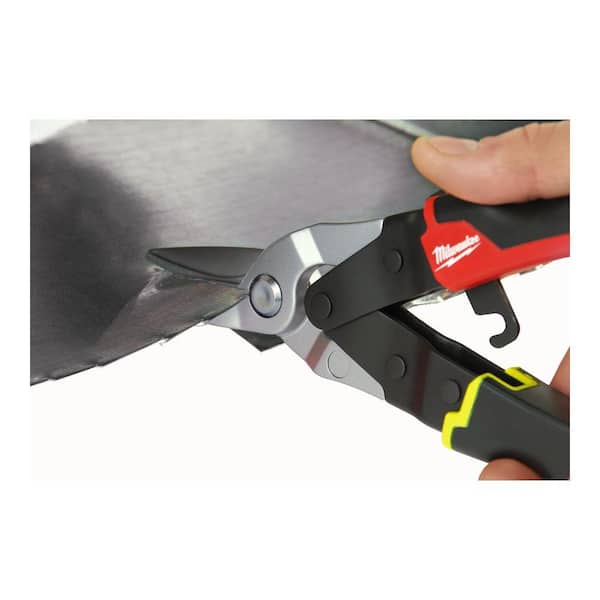 Milwaukee Forged Alloy Steel Straight Serrated Offset Aviation Sheet Metal  Cutter • Price »
