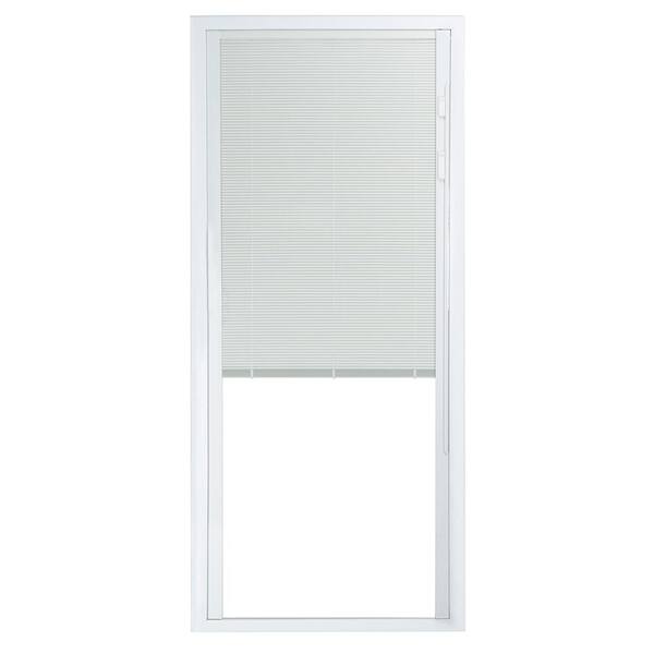 Have A Question About American Craftsman 50 Series 60 In X 80 Left Hand Lowe E White Vinyl Sliding Patio Door Fixed Panel Only With Blinds Pg 1 The Home Depot - Home Depot Blinds For Sliding Patio Doors