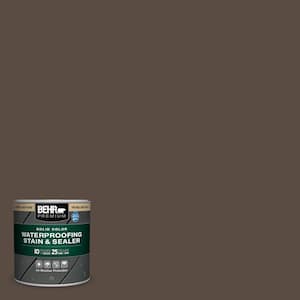 8 oz. #MQ2-39 Rare Wood Solid Color Waterproofing Exterior Wood Stain and Sealer Sample