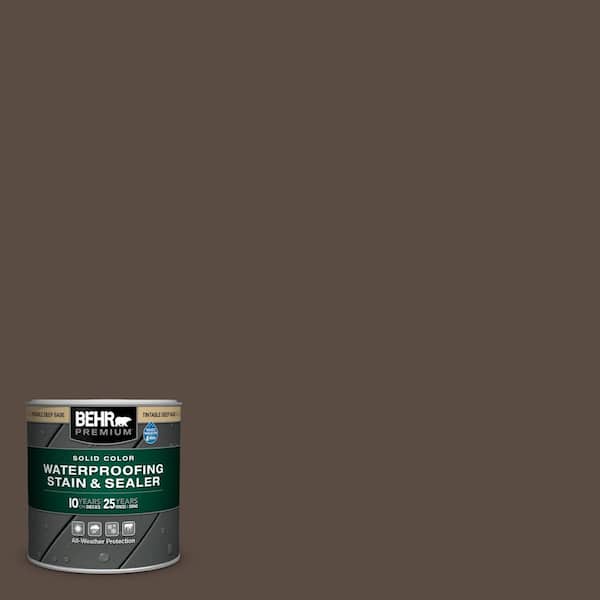 8 oz. #MQ2-39 Rare Wood Solid Color Waterproofing Exterior Wood Stain and Sealer Sample