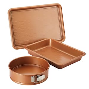 Nonstick Bakeware 3-Piece Copper Bakeware Set
