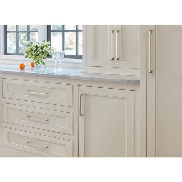 Mulholland 10-1/16 in. (256mm) Traditional Polished Nickel Arch Cabinet Pull