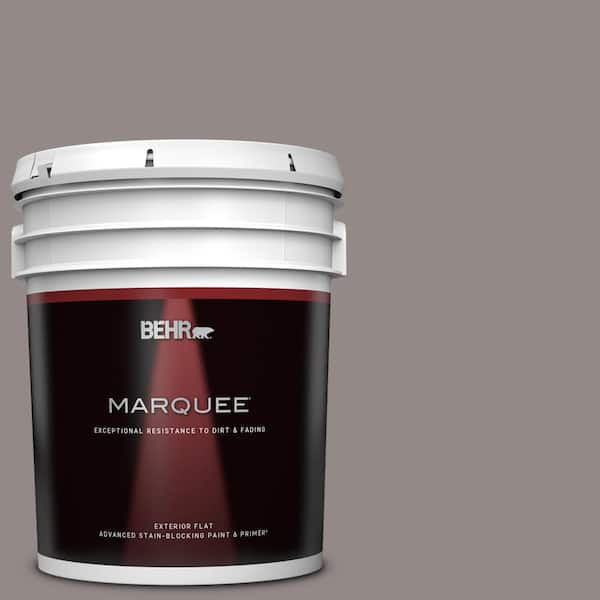 BEHR MARQUEE 5 gal. #PPU17-16 Polished Stone Flat Exterior Paint & Primer