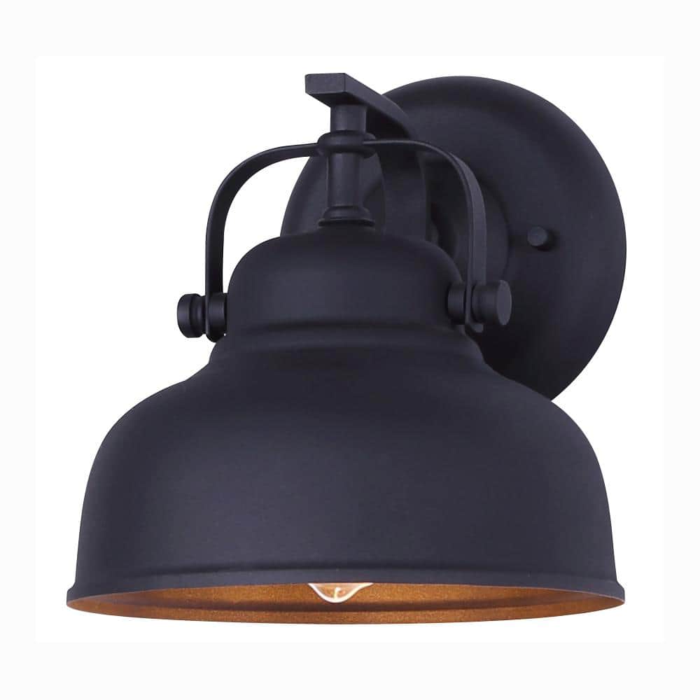 Louis Black Outdoor Hardwired Wall Sconce with Bulb Included price history on PriceWatchPro