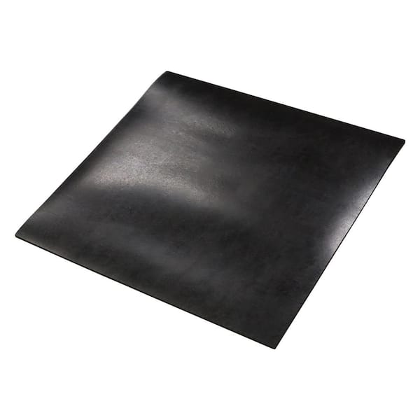 General Purpose Black 0.125 in. x 10 in. x 10 in. Rubber Sheet 60A (5-Pack)