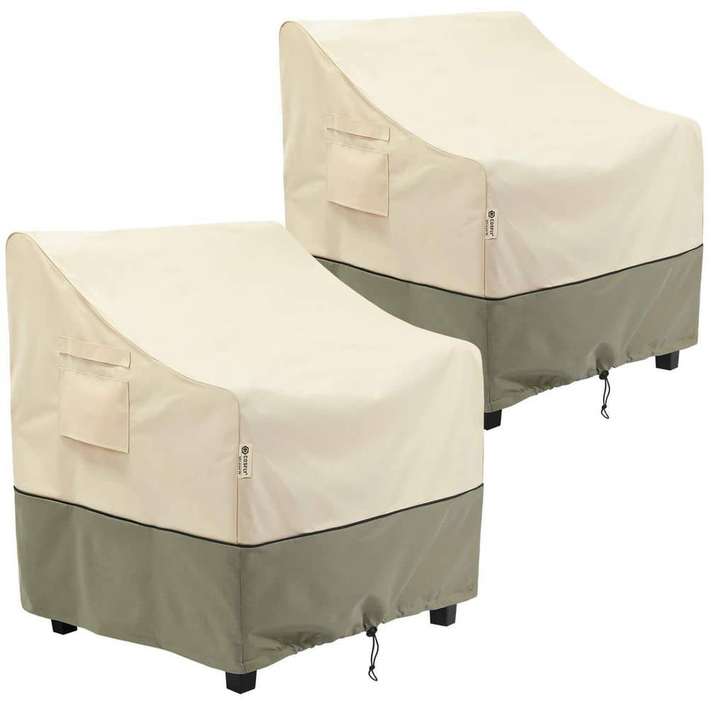 2 Pack 32 in. W x 37 in. D x 36 in. H Outdoor Patio Chair Cover Waterproof, Lounge Deep Seat Cover price history on PriceWatchPro