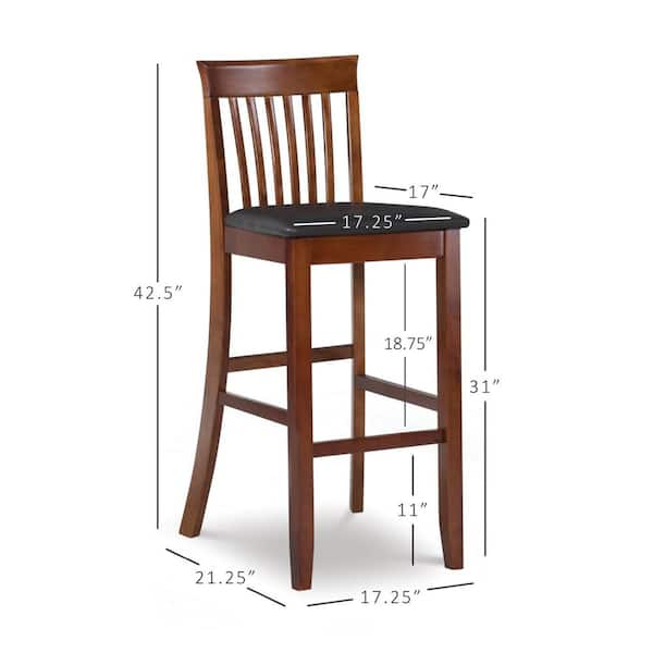 Cherry wood best sale bar stools