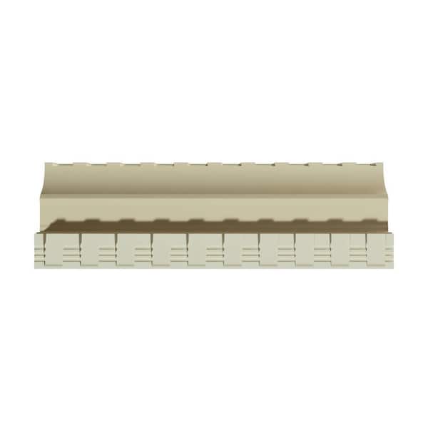 Ekena Millwork Freya 2.75 in. D x 4.125 in. W x 96 in. L Polyurethane Crown Moulding
