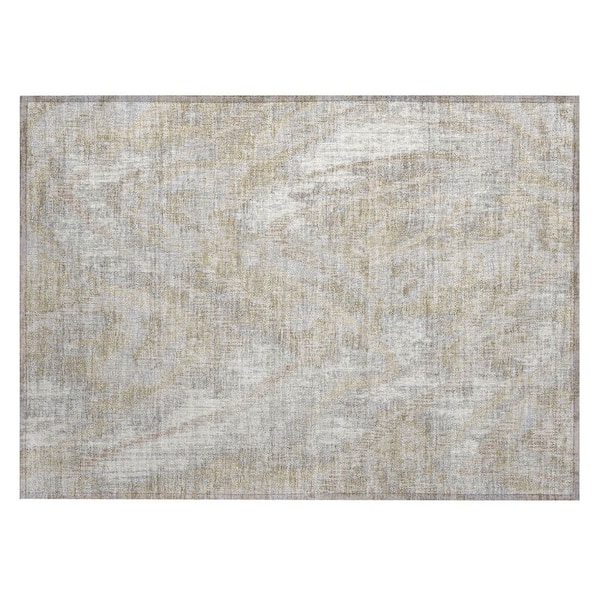 Chantille Machine Washable Indoor/Outdoor Abstract ACN2927 Ivory 3 ft. x 4 ft. Area Rug