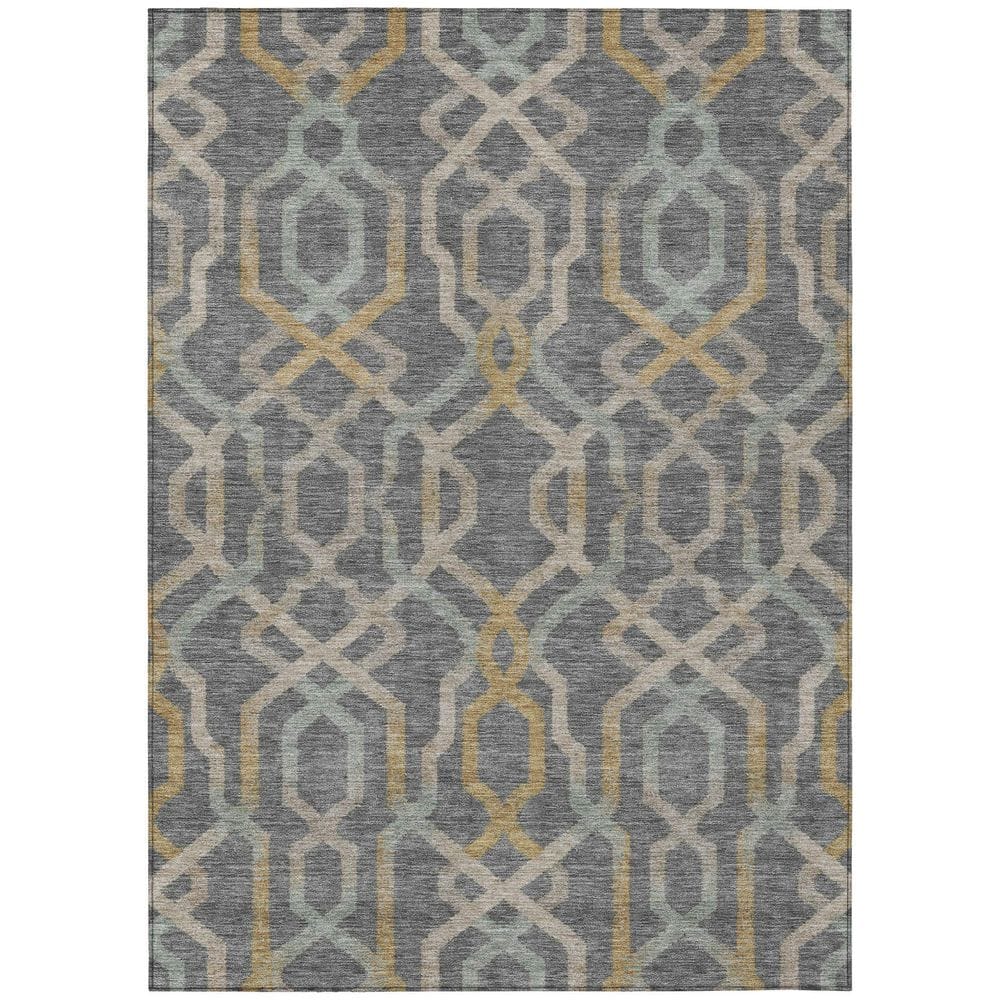 Chantille Machine Washable Indoor/Outdoor Abstract ACN2970 Gray 10 ft. x 14 ft. Area Rug price history on PriceWatchPro