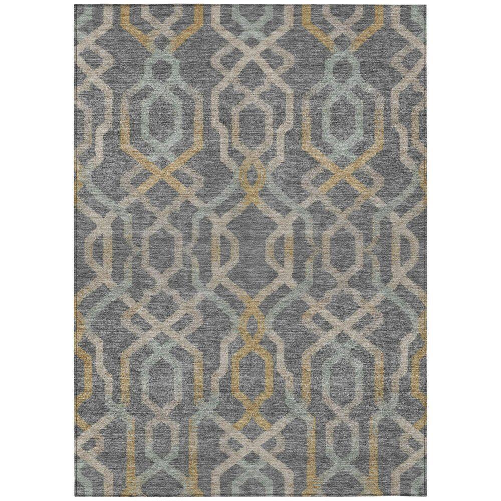 Chantille Machine Washable Indoor/Outdoor Abstract ACN2970 Gray 5 ft. x 7 ft. 6 in. Area Rug price history on PriceWatchPro