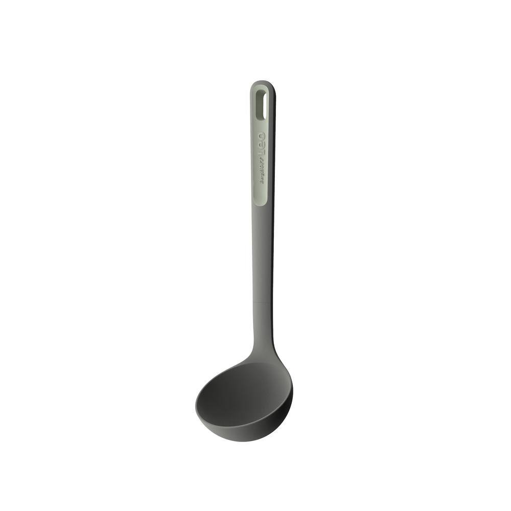 Gray Silicone and Nylon 3-Piece Cooking Utensil Set