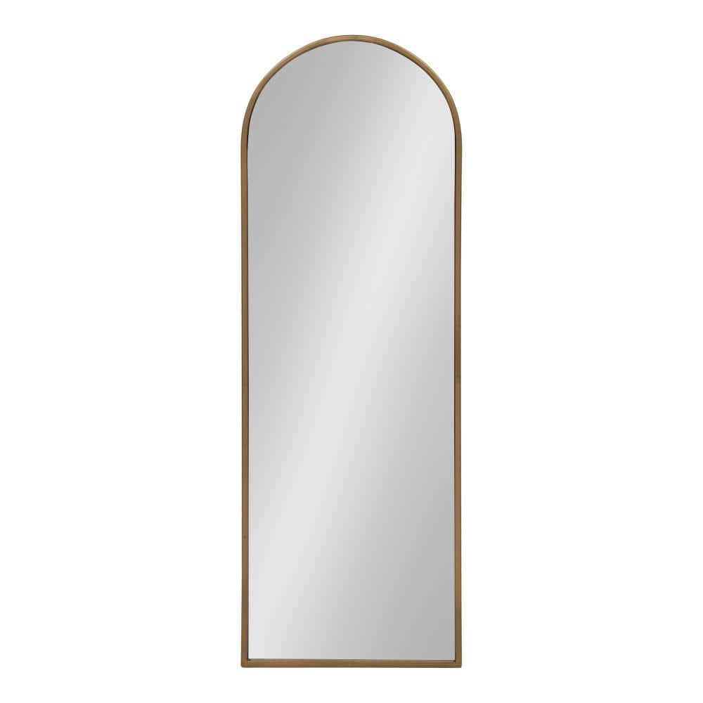 Kate and Laurel Valenti Arch Gold Wall Mirror 214476 - The Home Depot