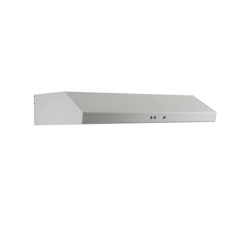 Cyclone 36" White Stainless Steel Under Cabinet Range Hood