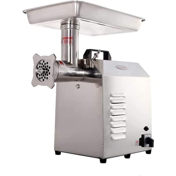 Hakka Brothers TC Series Commercial Stainless Steel Electric Meat Grinders (TC22), Silver