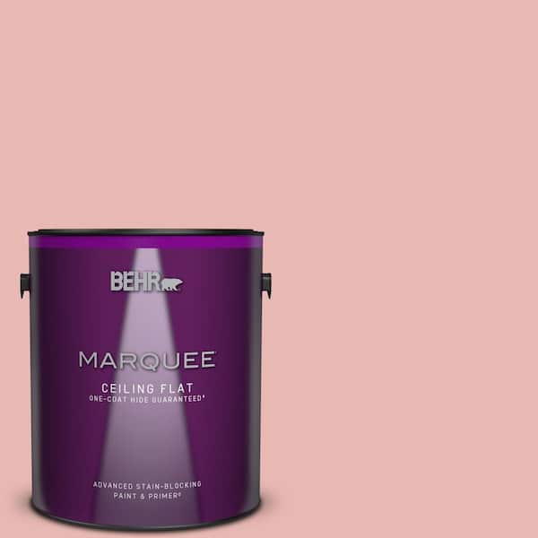 BEHR MARQUEE 1 gal. #MQ4-04 Noble Blush One-Coat Hide Ceiling Flat Interior Paint & Primer