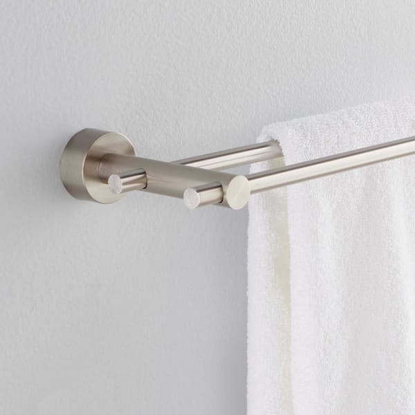 Innburg 24 in. Double Towel Bar in Brushed Nickel