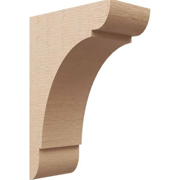 Ekena Millwork 9 in. x 27 in. x 18 in. Classic Olympic Rough Cedar Woodgrain TimberThane Corbel, Primed Tan