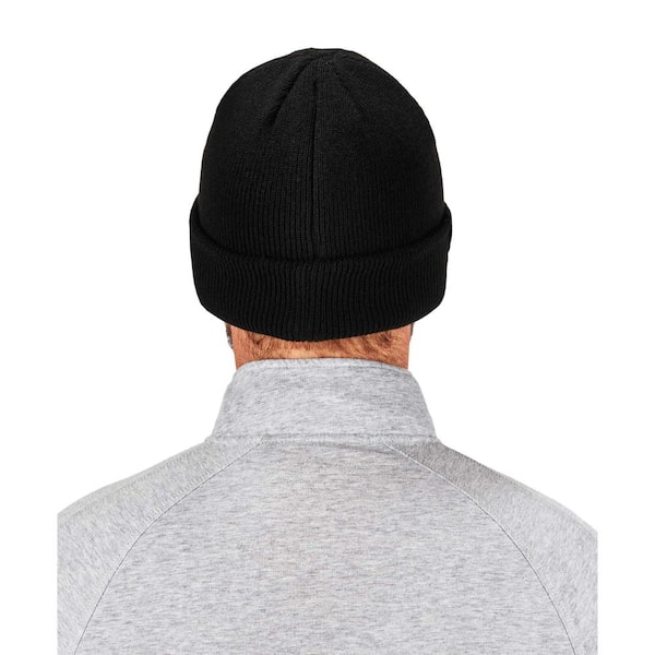 Ergodyne N-Ferno Zippered Rib Knit Beanie Hat (Bump Cap Included