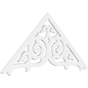 1 in. x 60 in. x 27-1/2 in. (11/12) Pitch Athens Gable Pediment Architectural Grade PVC Moulding