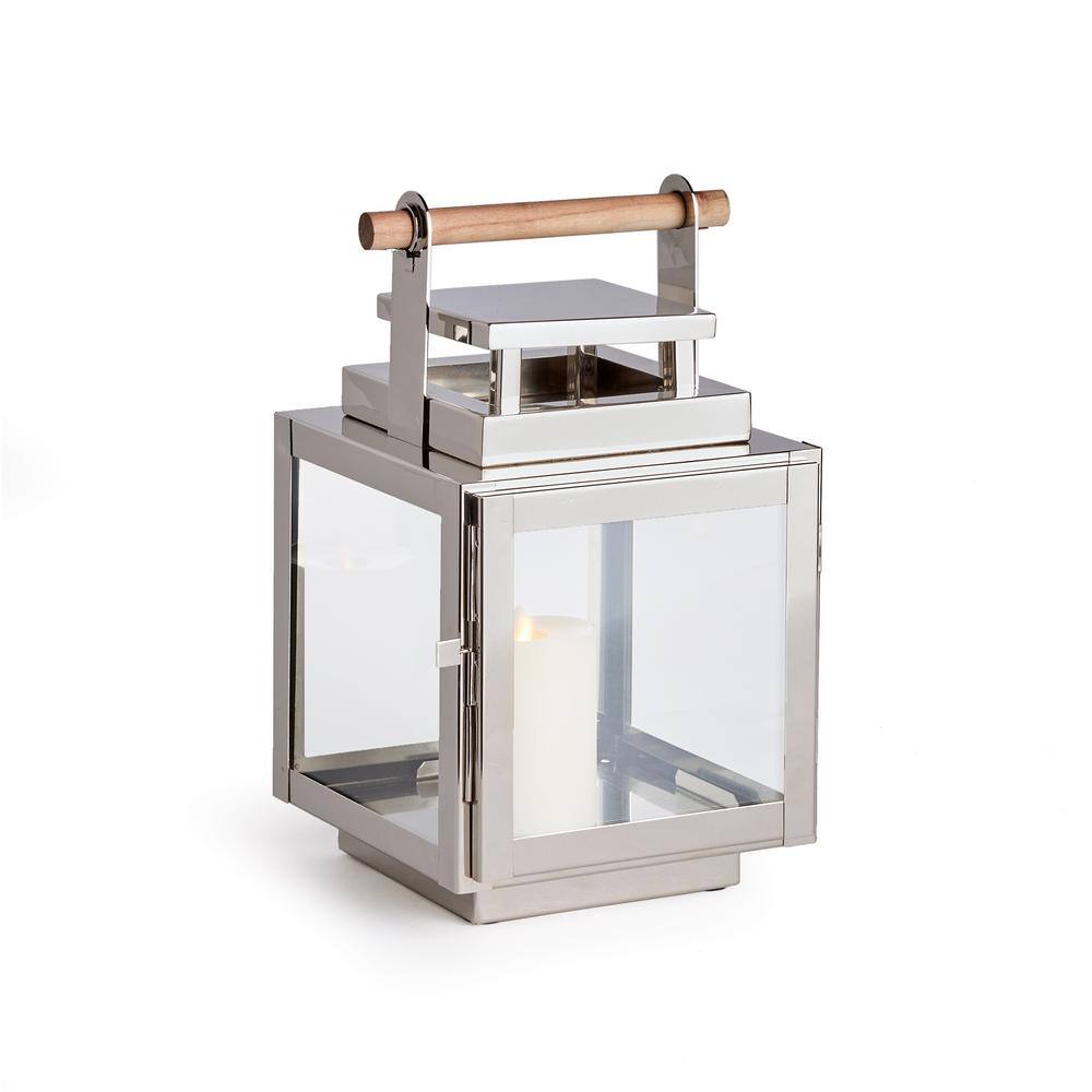 Adwin Outdoor Silver Lantern Small
