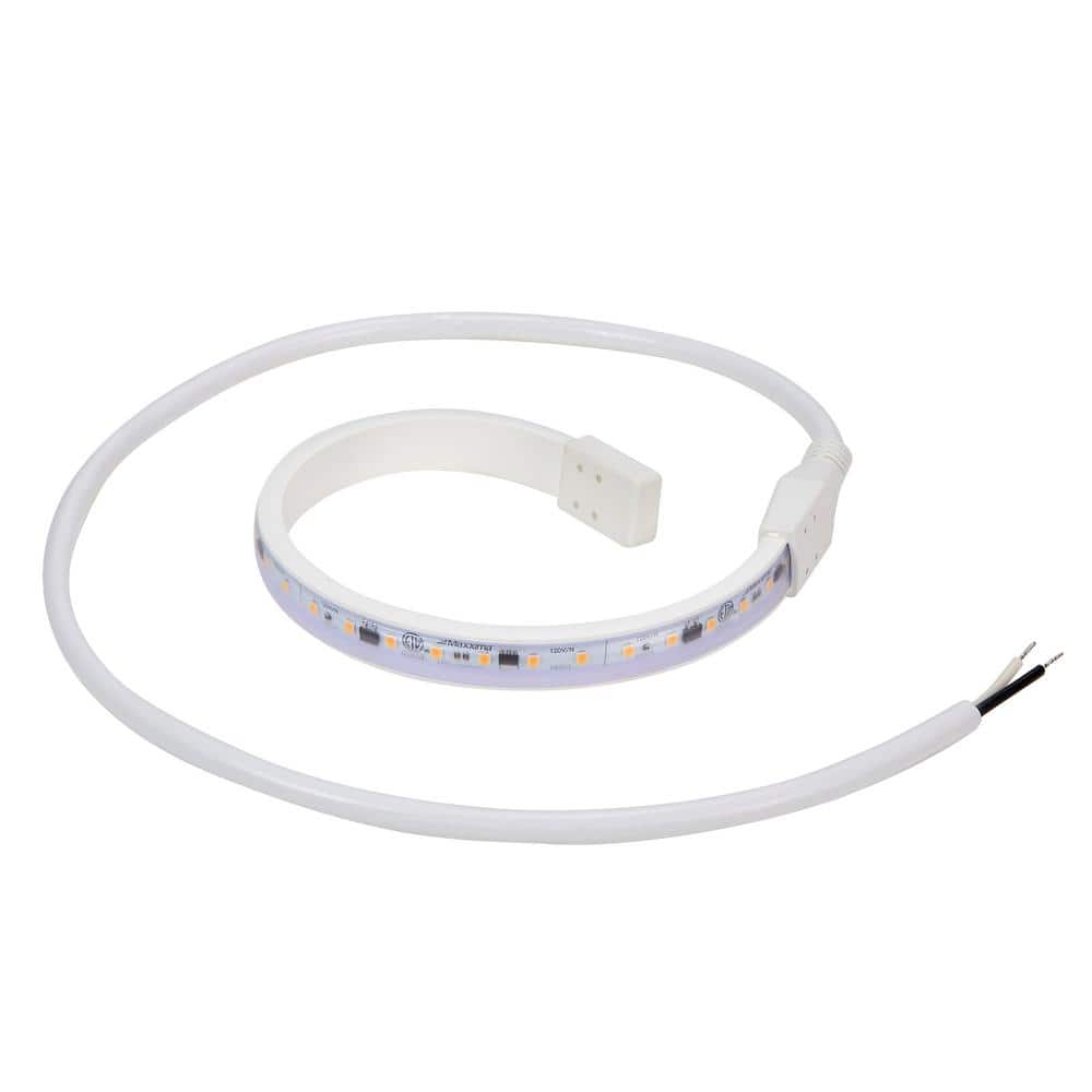 12" White PVC LED Under Cabinet Strip Light
