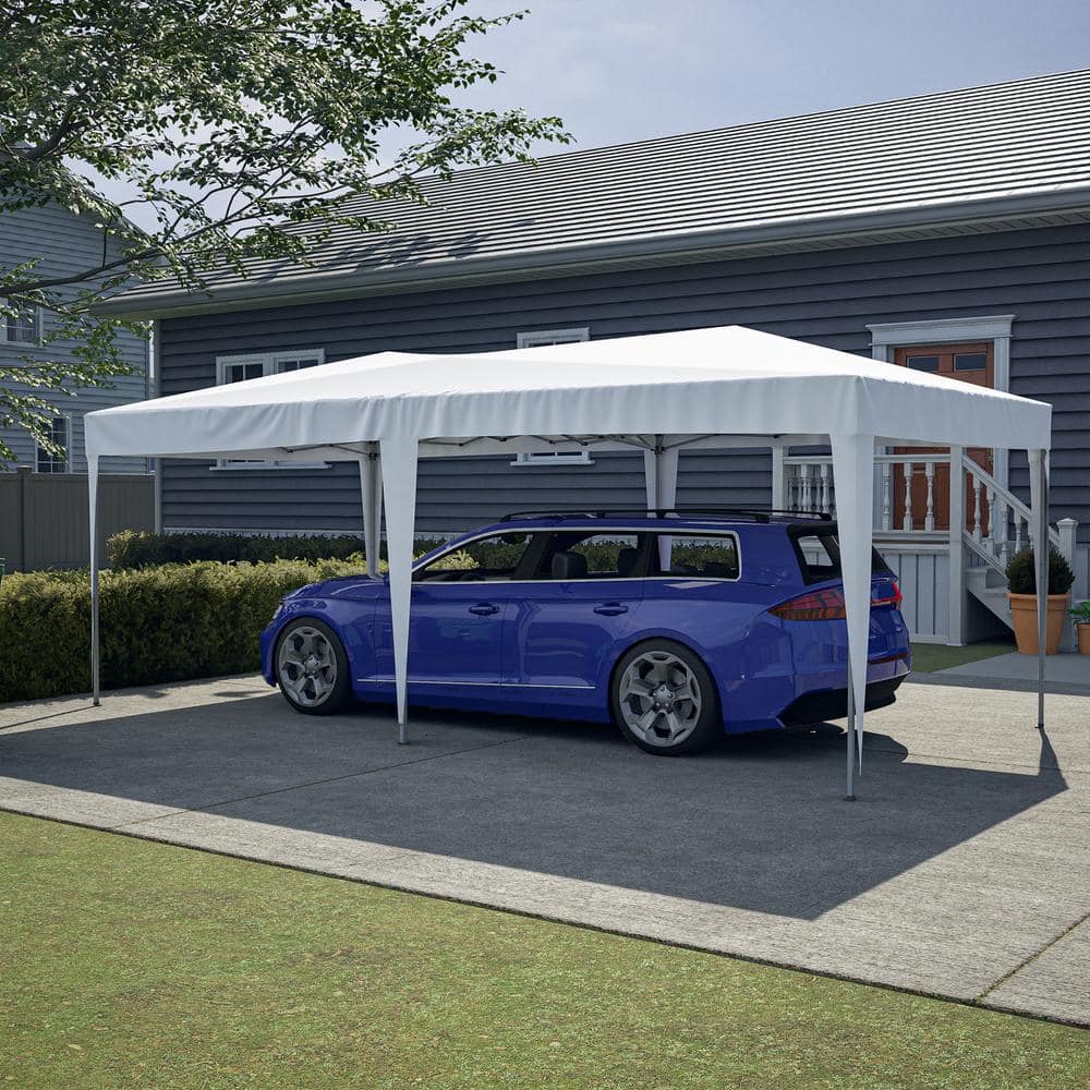 10 ft. x 20 ft. Pop Up Canopy Outdoor Portable Party Folding Tent with Carr