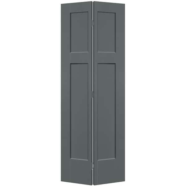 30 in. x 80 in. 3-Panel Winslow Hollow Core Cordite Molded Composite Bi-Fold Door
