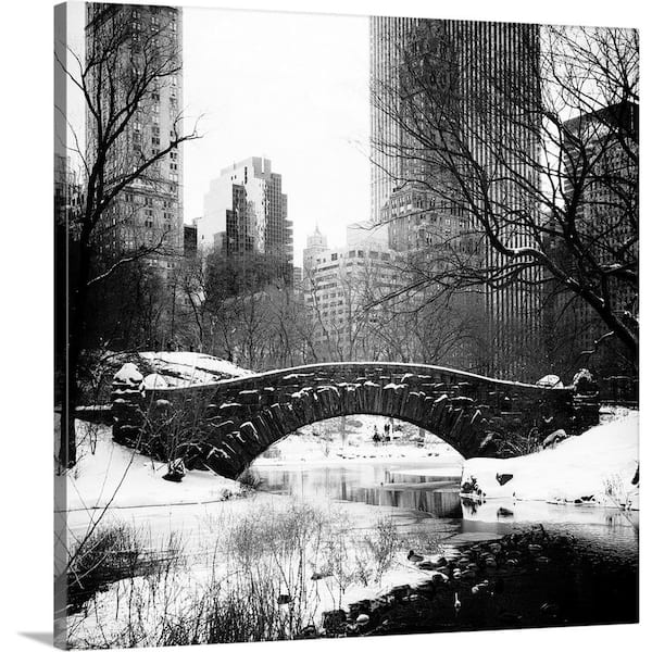 GreatBigCanvas "New York City - Central Park under snow" by Philippe Hugonnard Canvas Wall Art