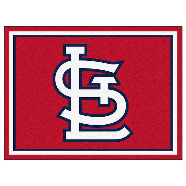 FANMATS MLB - St. Louis Cardinals Red 8 ft. x 10 ft. Indoor Area Rug 20341  - The Home Depot