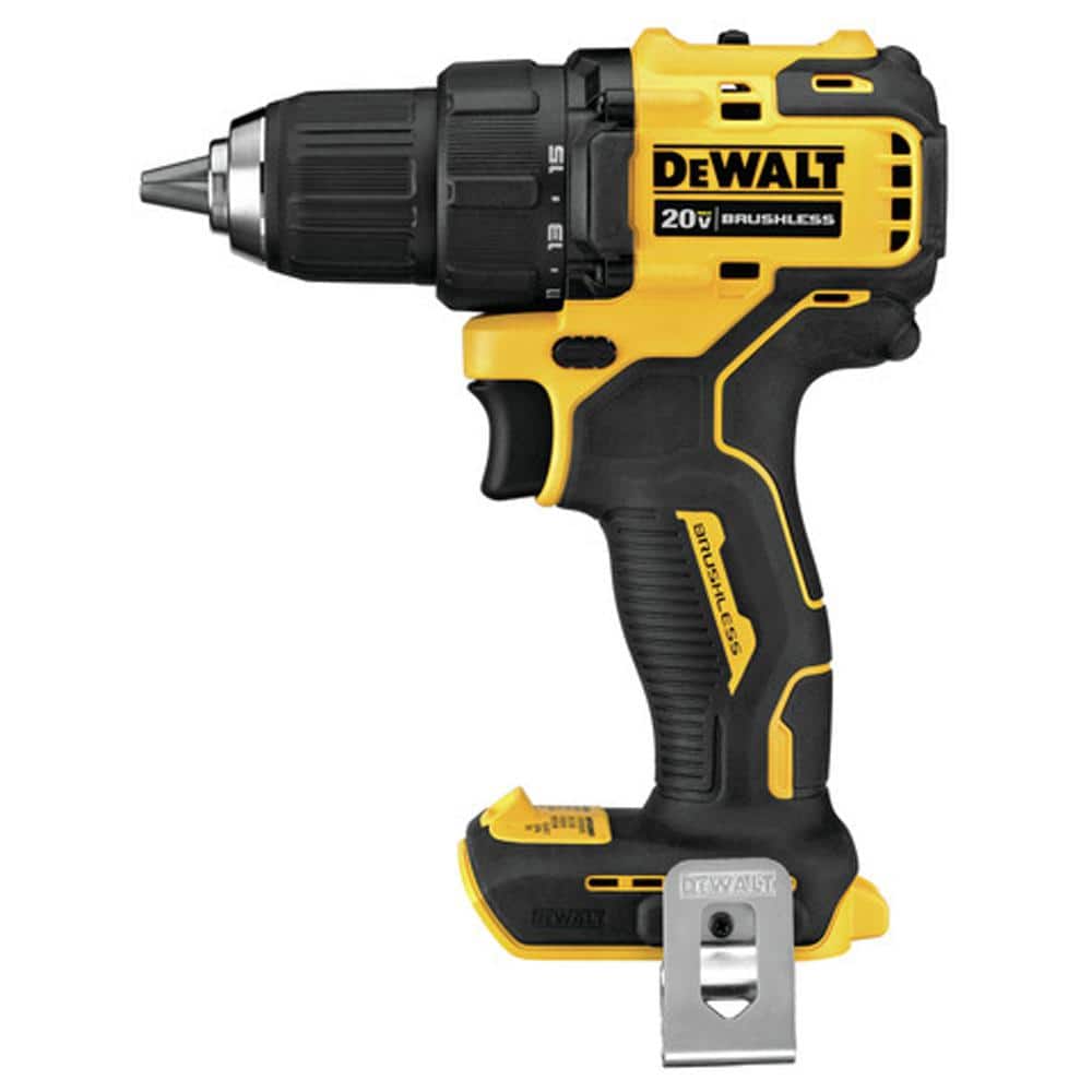 DEWALT ATOMIC 20V MAX Cordless Brushless Compact 1/2 Drill/Driver (Tool ...