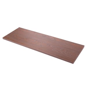 Pipeline 15.75 in. W x 46 in. L Brown Melamine Shelf (Pack of 2)