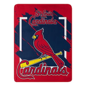 MLB Dimensional Cardinals Micro Raschel Multi-Color Throw