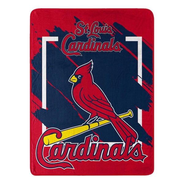 THE NORTHWEST GROUP MLB Dimensional Cardinals Micro Raschel Multi-Color Throw