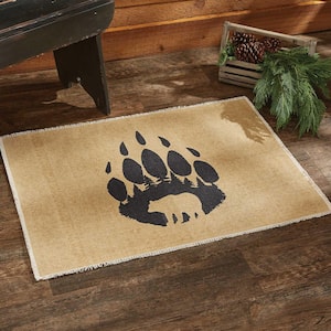 Brown Bear Paw 2 ft. x 3 ft. Area Rug