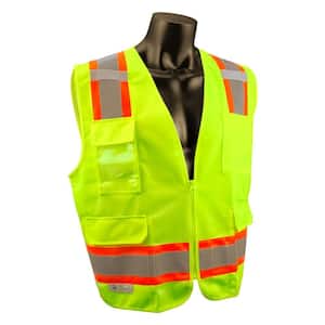 Extra Large Surveyor Green Two-Tone Vest